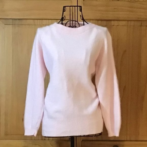 Baby Pink Angora Sweater - Picture 1 of 4